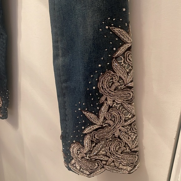 Jeans with sequins size 0 - Picture 2 of 5